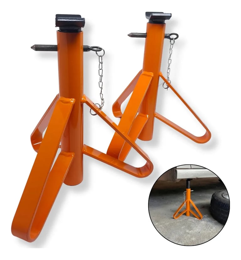 2 Preguiças Carro Cavalete Para Automóvel 2t Suporte Veículo