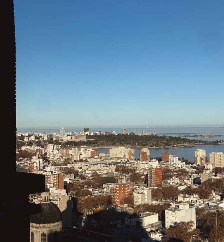 Panoramic view of Montevideo, Uruguay