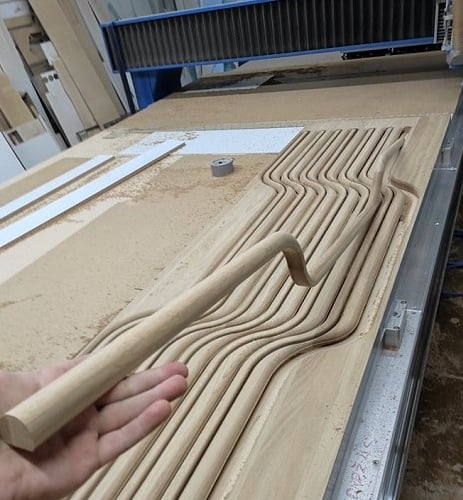 3D machining for wooden parts
