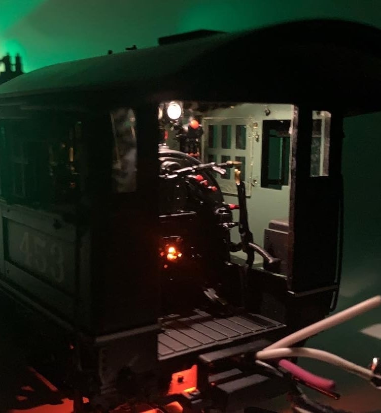 Narrow Gauge Model Train Cab DCC Custom Lighting
