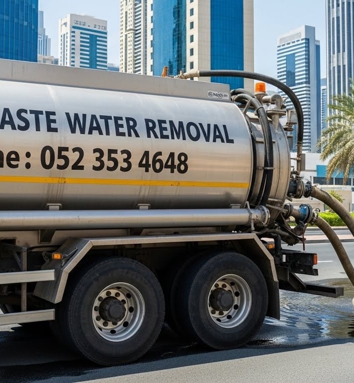 waste water tanker remove water