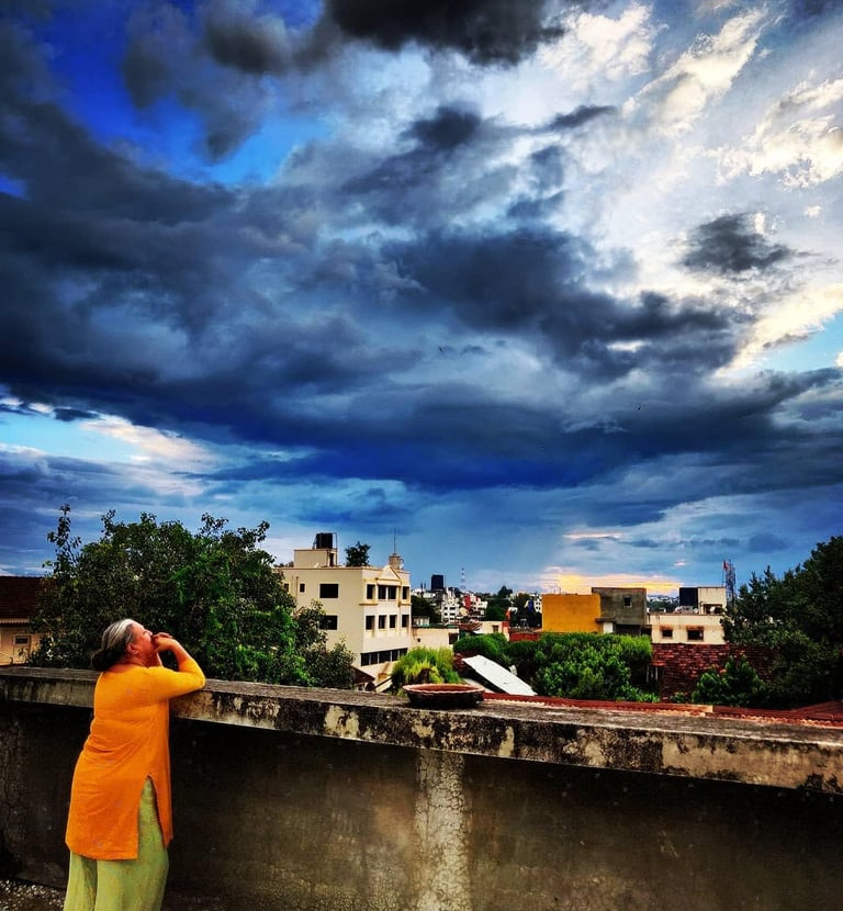 Rooftop at Raahgir backpackers