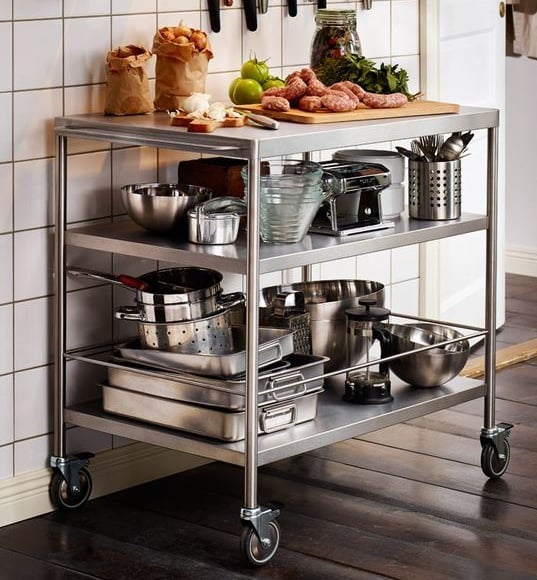Stainless Steel Benchtops are great for holding appliances, bowls and more in the kitchen