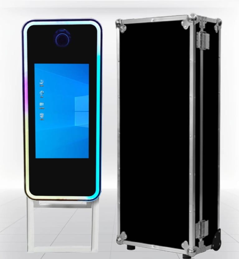 70” Magic Mirror Photobooth with 43” Panel