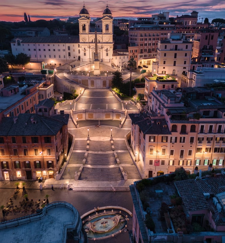 Scalinata di Trinità dei Monti - Piazza di Spagna - Roma
