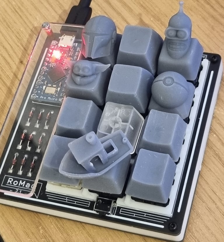 3D Printed Key Caps