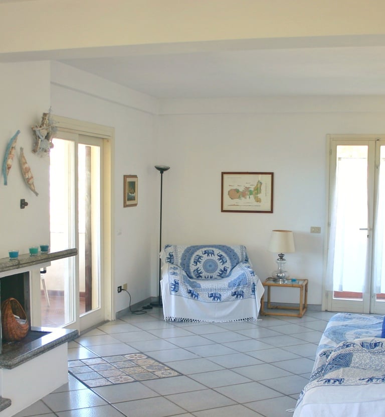 Sala doppia con divano letto