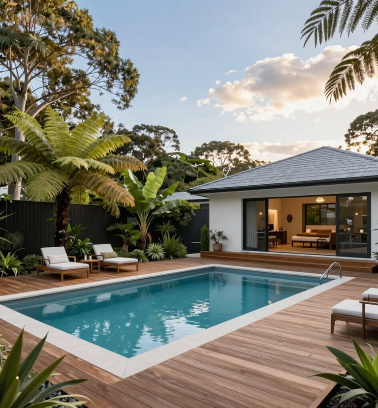 Charming Brisbane house exterior with manicured garden and inviting porch.
