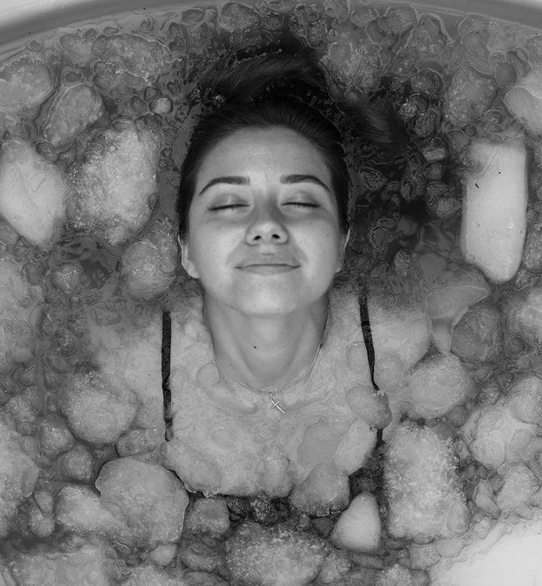 femme bain de glace Marseille