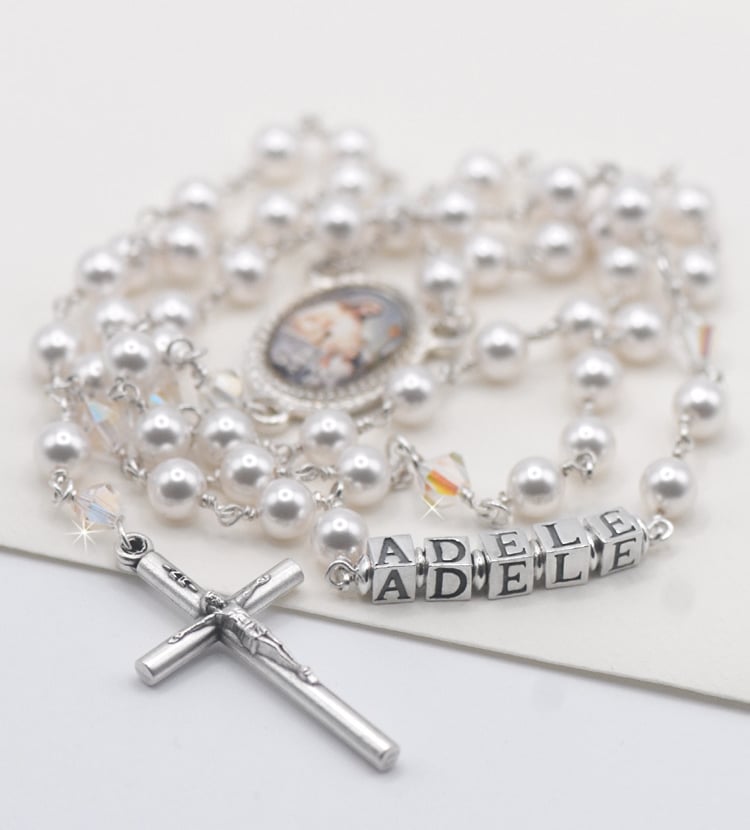 personalised rosaries for children first communion Ireland