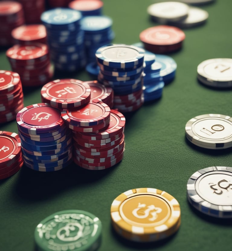 A dealer dealing cards at a blackjack table with focused players