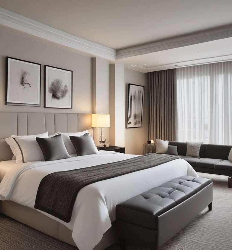 Modern bathroom with clean fixtures and natural light.