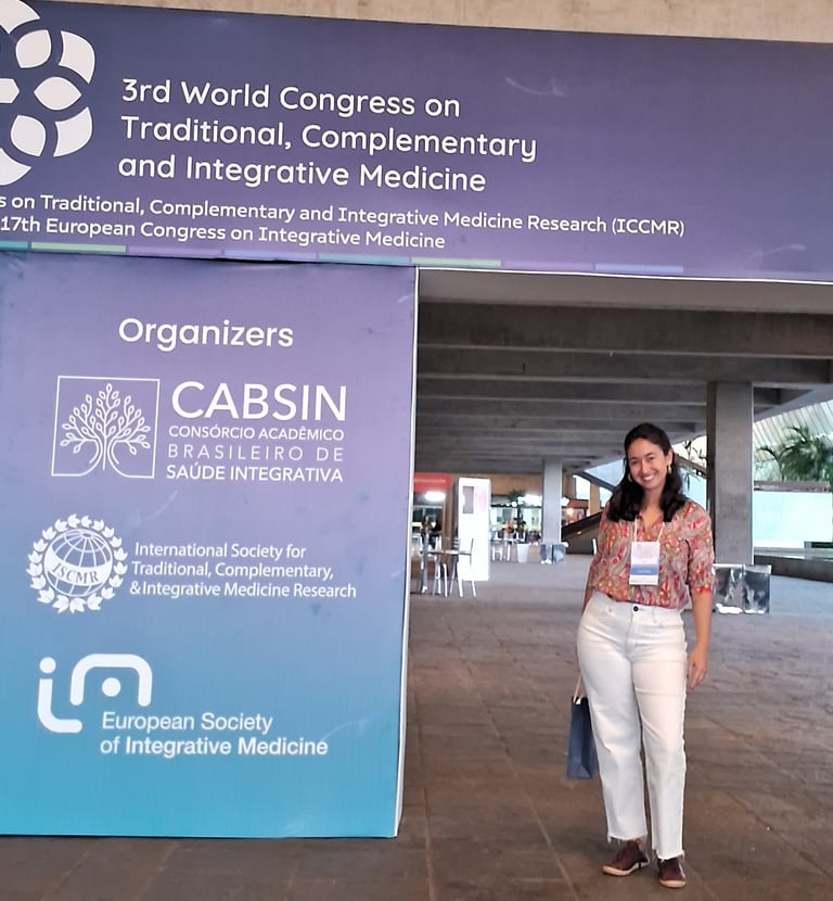 "Clara Coelho no Congresso Europeu de Medicina Integrativa. Autoridade técnica e ciência no Recanto 