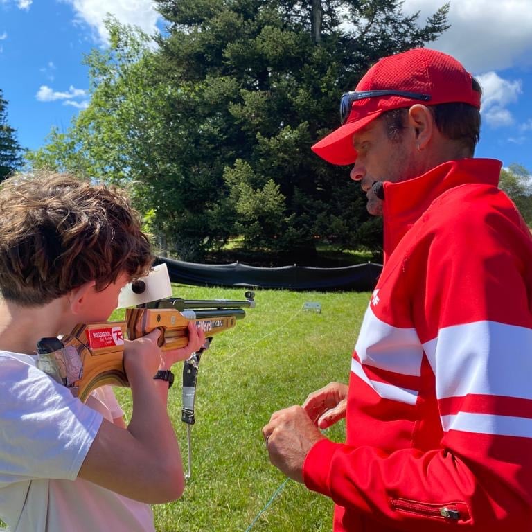 biathlon en famille activité vercors