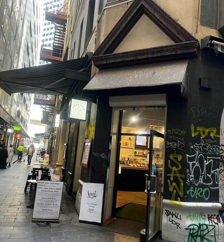 Cafe AZU Melbourne café