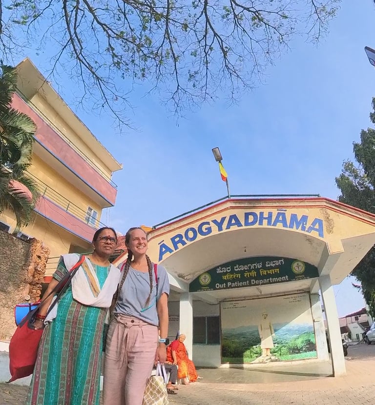 Students of Arogyadhama en India