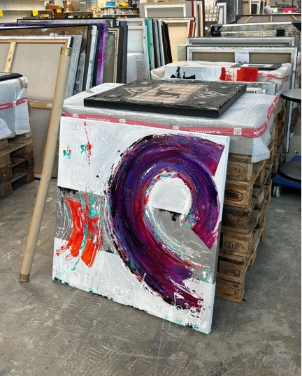 Opkoop van een grote partij kunst