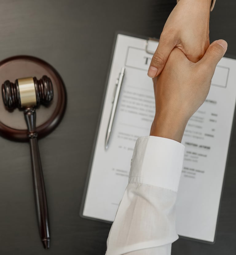 a person holding a hand and shaking hands