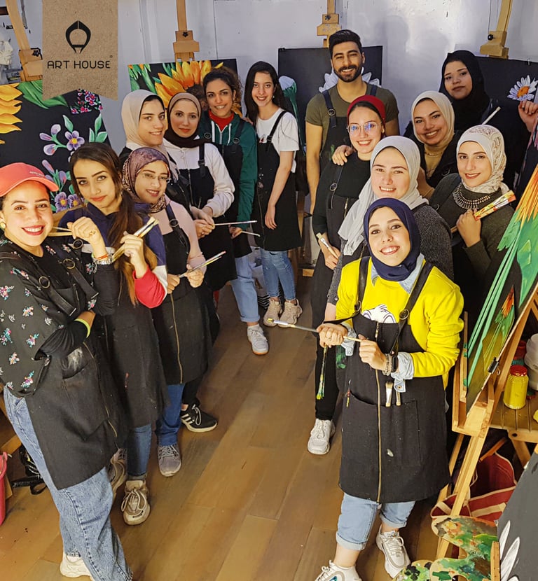 كورس الرسم الجداري برعاية ارت هاوس