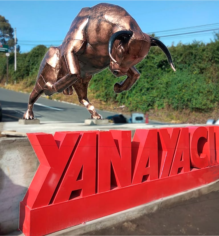 escultura toro yanayacu