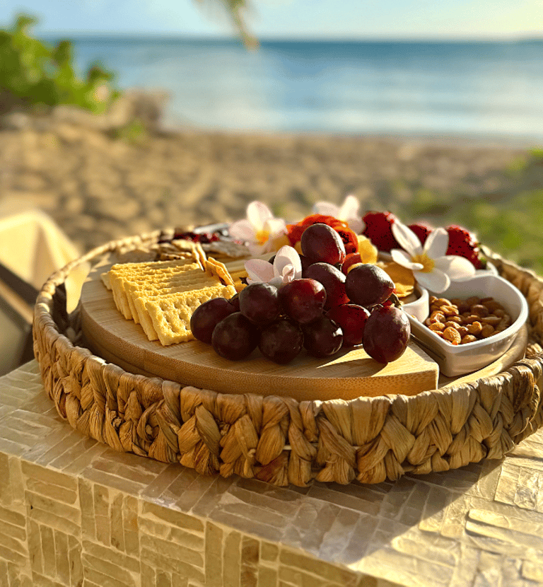 luxury beach picnic in honolulu, hawaii