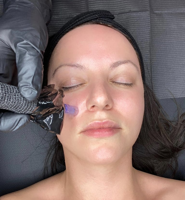 seance de microneedling, aiguille microneedling