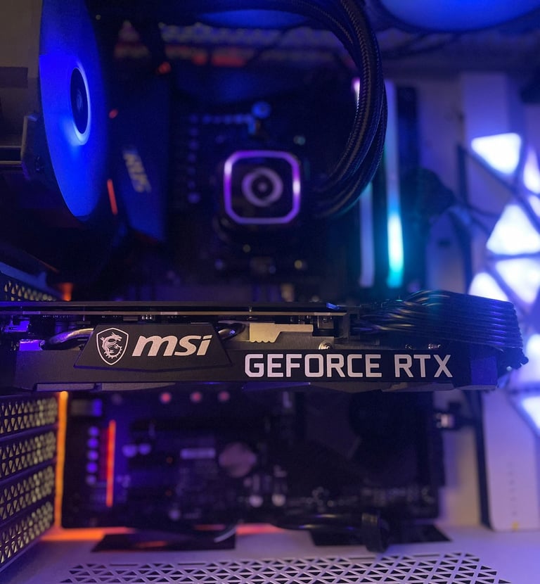 Graphics card with cooling system