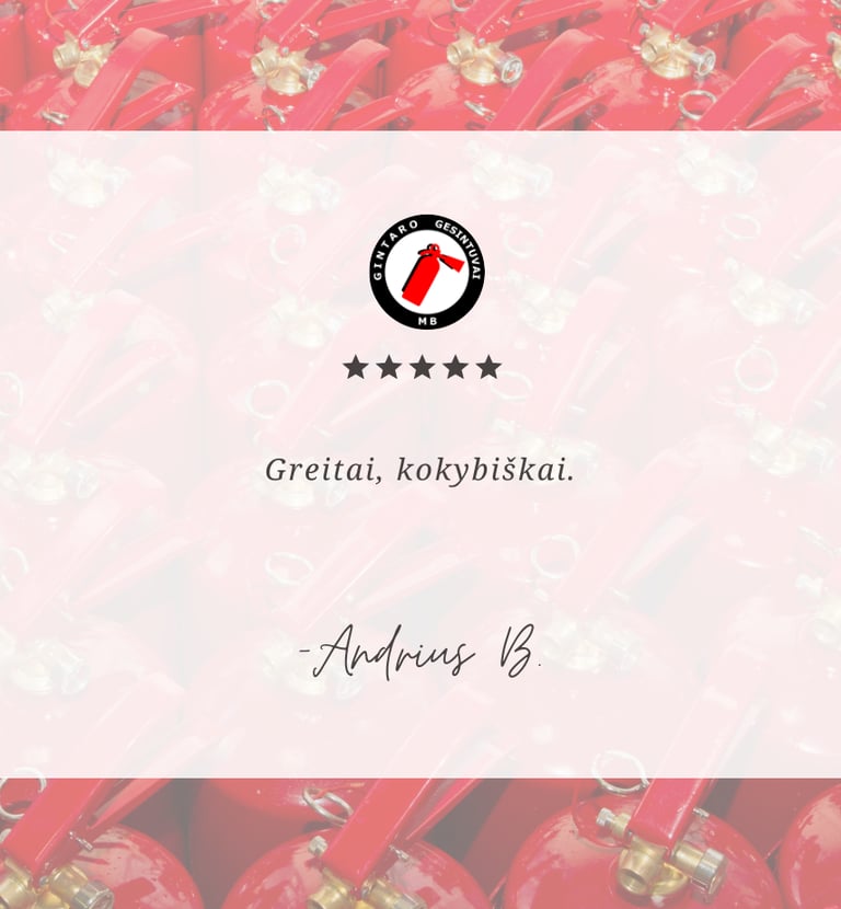 Greitai, kokybiškai. - Andrius B.
