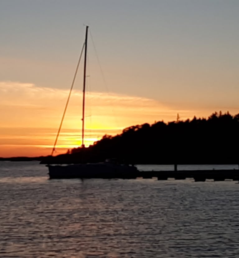 Segeln Sonnenuntergang