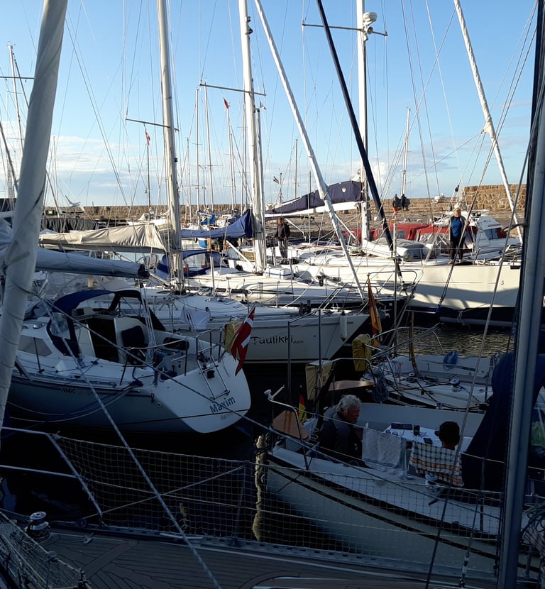 Segeln Hafen Alinge Bornholm