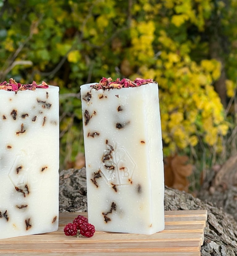 Zing's Botanicals natural rose soap