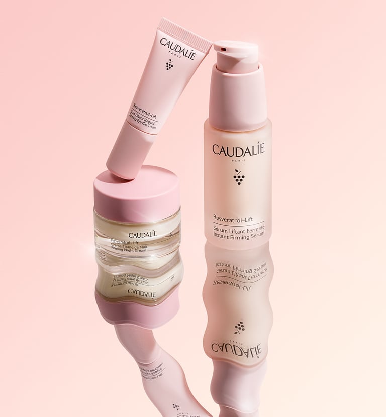 Caualie skincare set, a commercial product photo for advertising created by Victoria Ck Photography