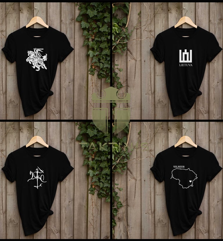 Lietuviska atributika marskineliai