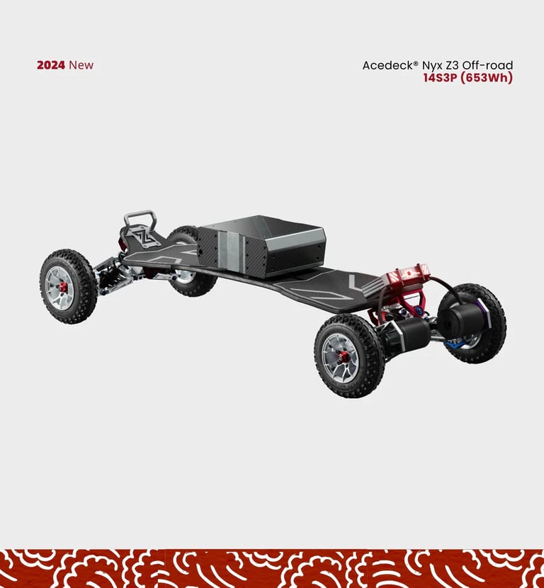 Acedeck Nyx Z3 653Wh rear side view