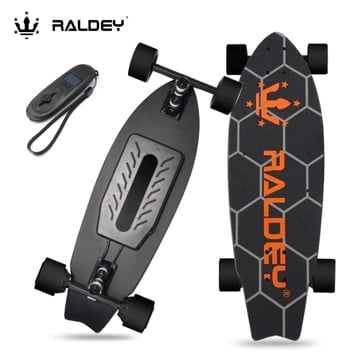 Raldey K2 top and bottom views with remote