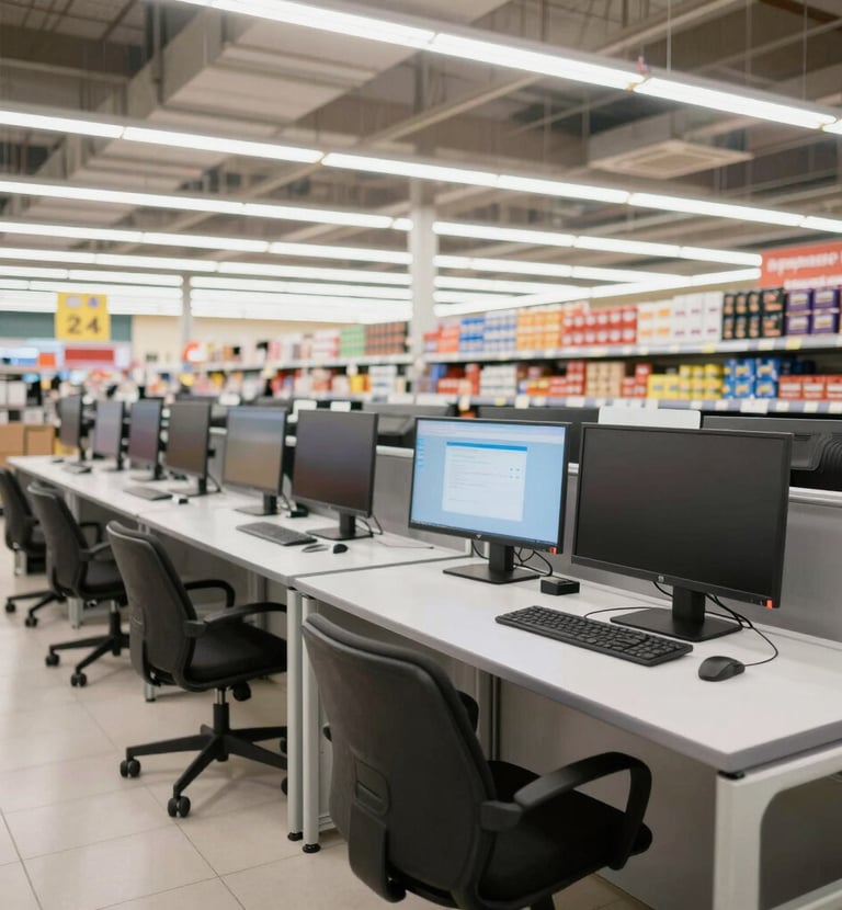 Close-up of hands exchanging packaged products symbolizing trust and partnership.