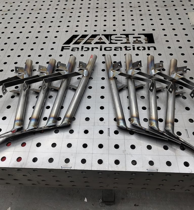 custom metal fabricated parts welded in house