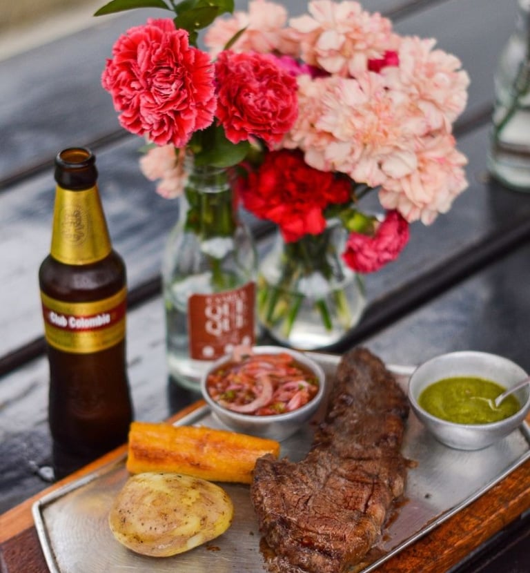 Churasco de Res, Restaurante Café Bar Canela Que Que, Circasia Quindio