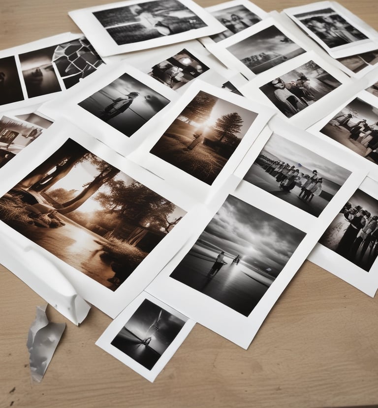 Hands carefully placing a printed sheet into a binding machine.