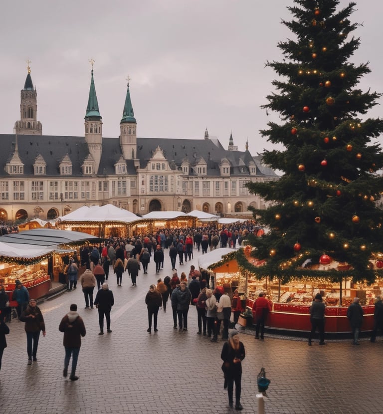 Travelers hiking along a lush green trail with panoramic ocean views.