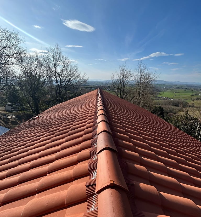 Couverture toit tuiles