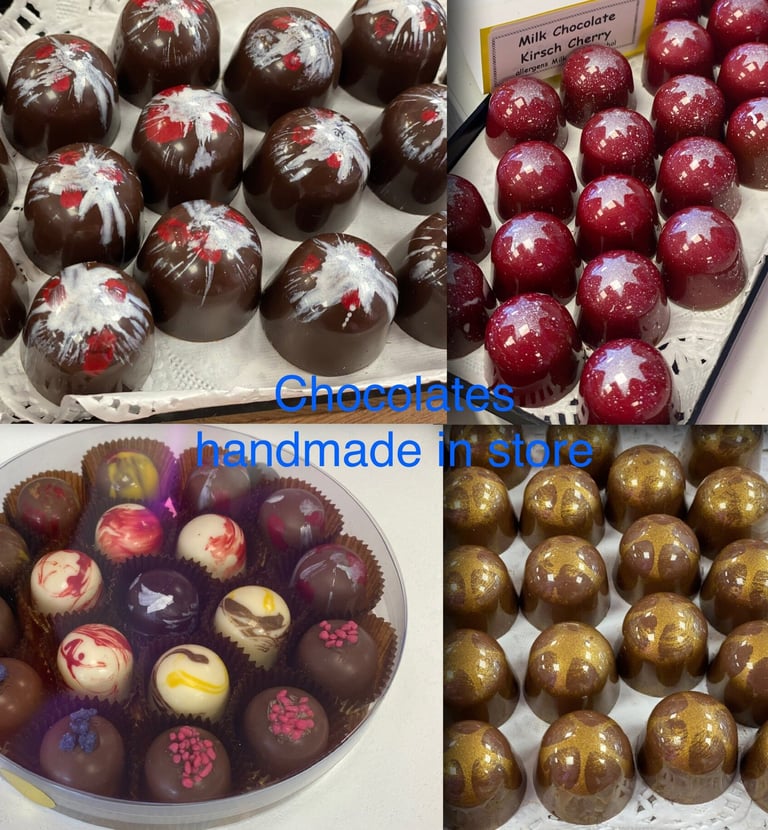 a selection of our handmade chocolates