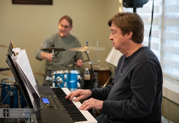 Jack Totzke and Kim McCavit rehearsing 2024