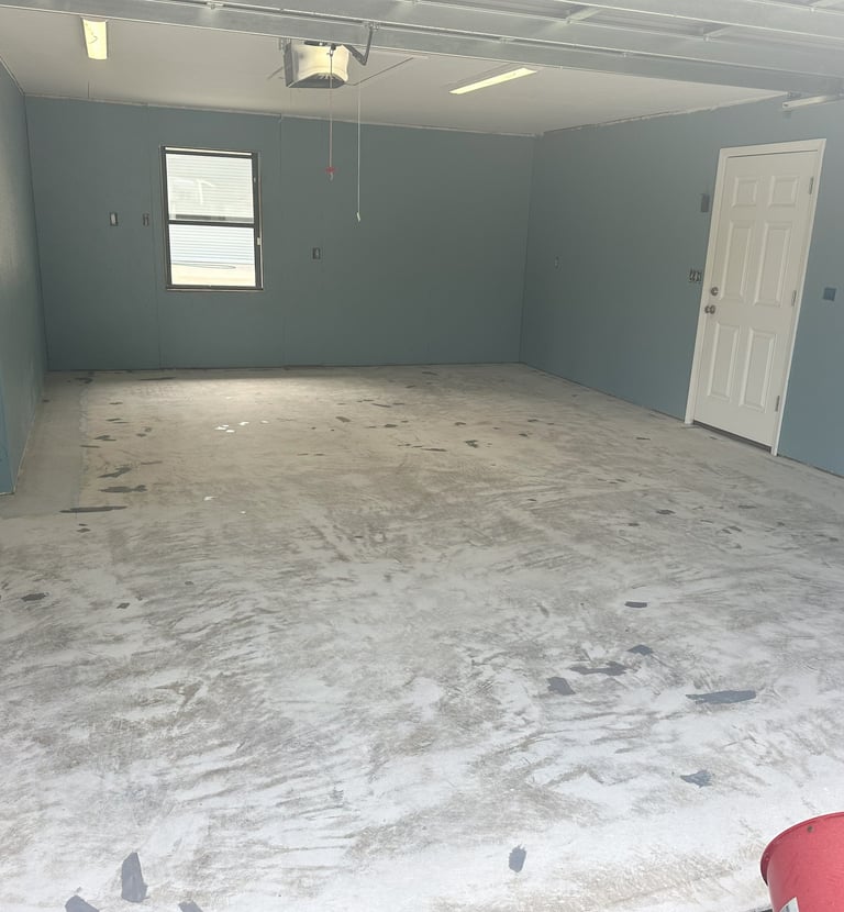 Cleaned Patched and Ready Floor