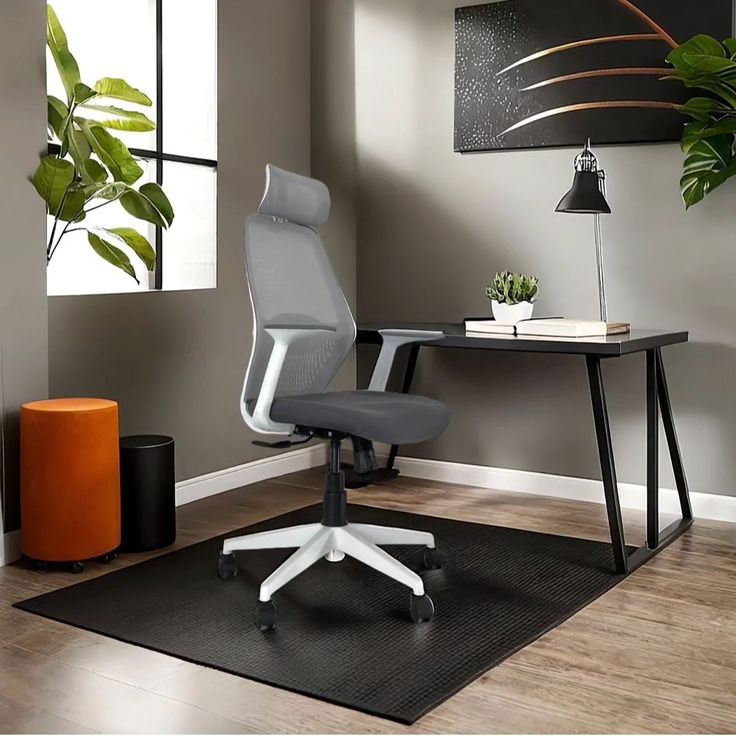 High-back leather chair gas lift and wheel replacement pune