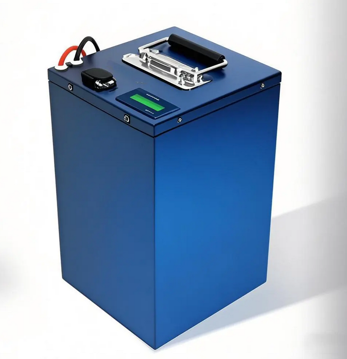 60 volt lithium battery pack in metal case