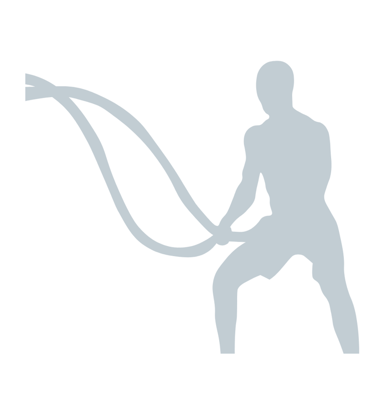 Treino funcional com corda naval em Braga