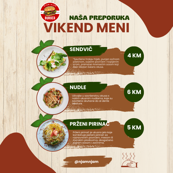 a menu listing on a menu of a restaurant