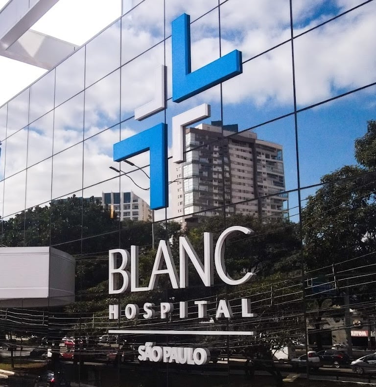 Foto do hospital Blanc, Porto Alegre, um dos locais de atuação do Dr. Lucas Vinicius Brun