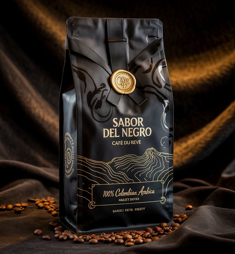 Nuestro café colombiano, Sabor Del Negro